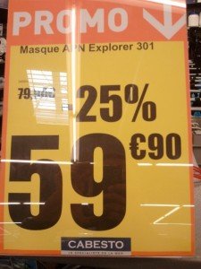 Cabesto - Prix masque appareil photo APN