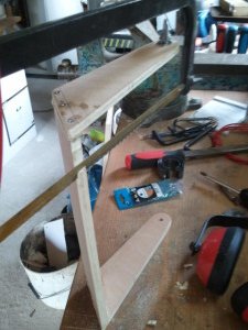 Assemblage des éléments pour réaliser un support HDS 10