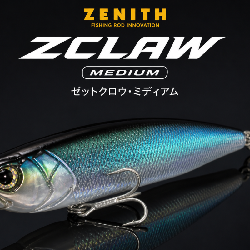 Leurre Zenith Zclaw Medium – stickbait de surface pour pêche du bar